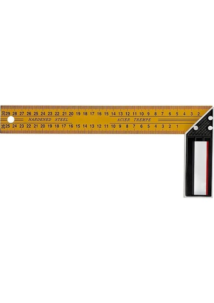 Alüminyum L Gönye Sarı Gönye Cetvel Kaynak Kaynakçı Marangoz Gönyesi 300 mm indirimleri