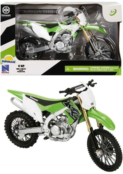 Nessiworld 57483 Sun- Kawasakı KX450 Yeşil 1:12