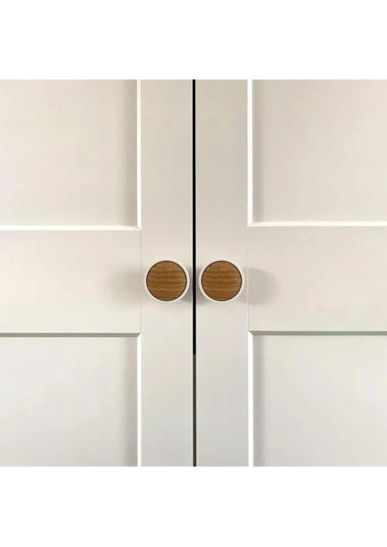 Alya 10 Adet Kulp Düğme Ahşap Desenli Çekmece Mutfak Mobilya Dolabı Dolap Kulpu Kulbu Kulpları. modelleri