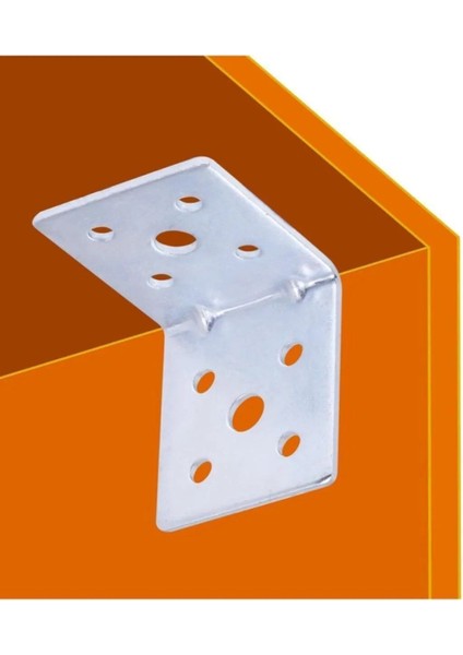 L Demiri Mobilya Eşya Dolap Duvara Sabitleme Köşebent Bağlantı Aparatı Gönye 45X45X40 mm 25 Adet