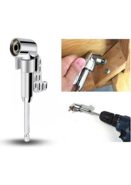 Köşe Vidalama Açılı Matkap Adaptörü Dar Alan Vidalama Matkap Ucu Bıts Adaptör 1/4 indirimleri