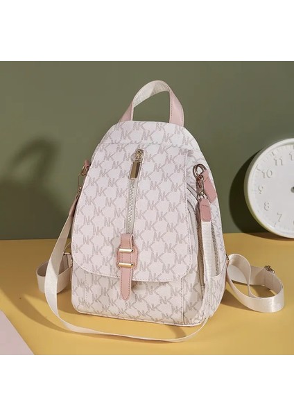 Üst Düzey Doku, Iyi Görünümlü, Basılı, Renk Bloke Edici, Çift Omuzlu Çanta, Yeni Gündelik, Büyük Kapasite, Işe Gidip Gelme, Seyahat Çantası, Renk: Pembe (Yurt Dışından)