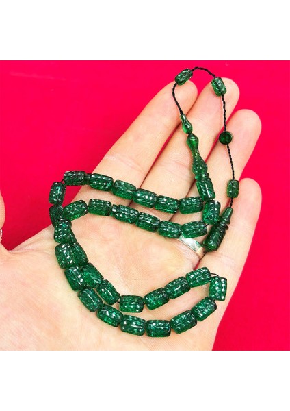 Kesme Model Usta Işi Ateş Sıkma Kehribar Tesbih fiyatları