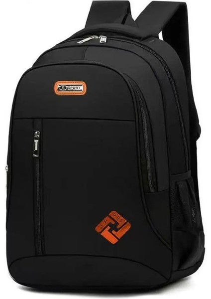 Erkekler Için Çok Fonksiyonlu Sırt Çantası Büyük Kapasiteli Işletme Defteri Sırt Çantası Su Geçirmez Film Erkekler Backbag Sıradan Çanta Okul Çantası Renk: Turuncu (Yurt Dışından)