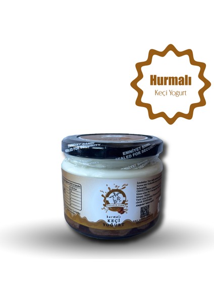 Hurmalı Keçi Yoğurt (300 GR)
