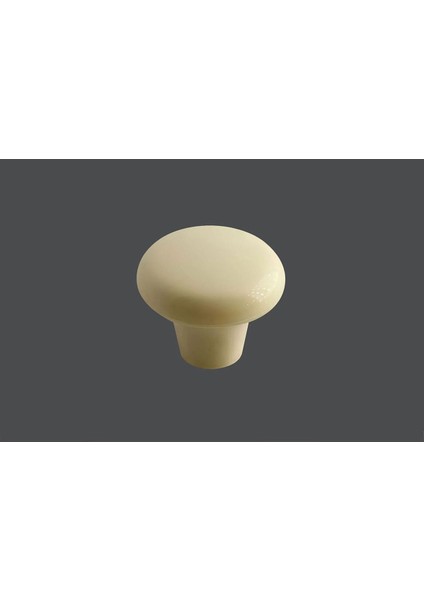 Mobilya Mutfa Çekmece Dolap Dolabı Kapak Kulbu Kulpu Kulplar Krem Mantar Düğme Sert Plastik 10 Adet fiyatları