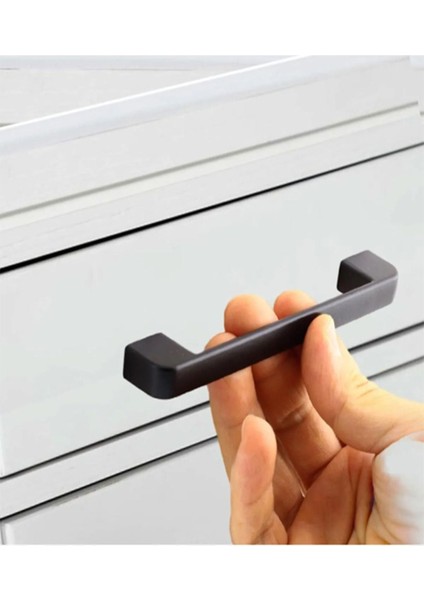 10 Adet Batman Oval Siyah Mobilya Mutfak Dolap Çekmece Dolabı Metal Kulpu Kulbu Kulpları 128 mm modelleri