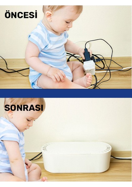 Siyah Kablo Düzenleyici Çoklu Priz Kutusu Kablo Organizer modelleri