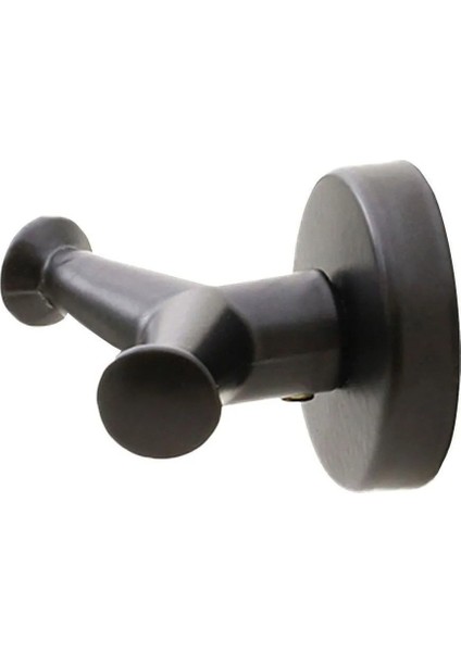 Rio Banyo Tuvalet Havlu Askısı 2'li Metal Mat Siyah Lüx Askılık modelleri