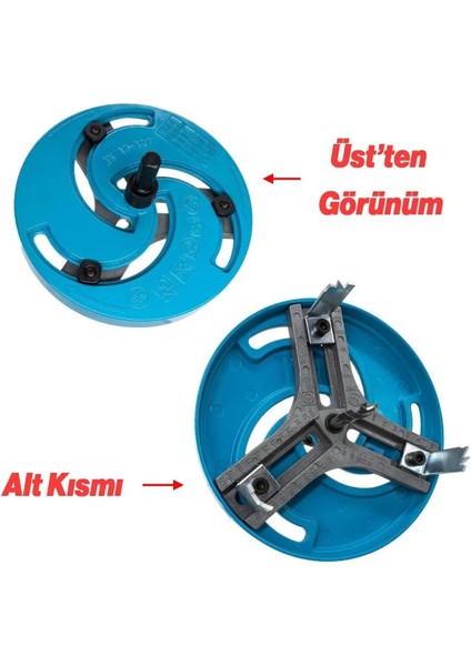 Metal Panç De 19 mm 127 mm Çap Ayarlanabilir Delik Oyuk Açma Delme Hss Bi Metal Testeresi Adaptör Uç fırsatları