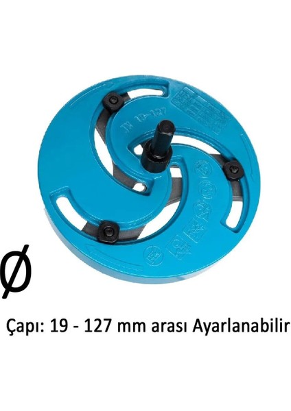 Metal Panç De 19 mm 127 mm Çap Ayarlanabilir Delik Oyuk Açma Delme Hss Bi Metal Testeresi Adaptör Uç indirimleri