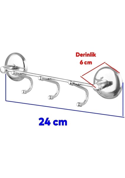 Vidalı Askılık 3'lü Metal Sağlam Banyo Lavabo Aparat Krom Askılık Elbise Havlu Asma Askı fiyatları
