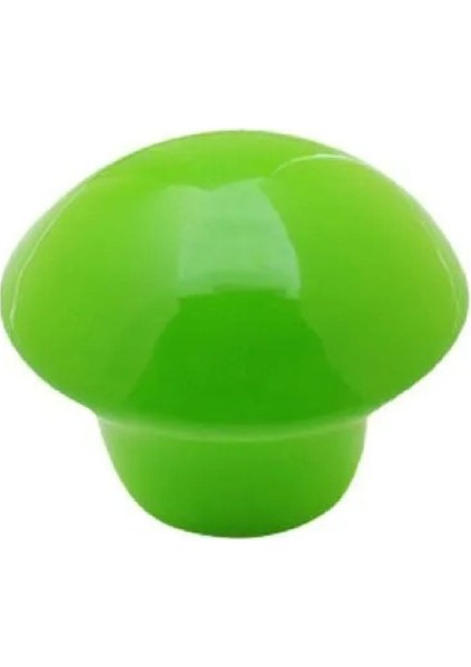 Mobilya Mutfak Çekmece Dolap Dolabı Kapak Kulbu Kulpu Kulpları Yeşil Mantar Düğme Metal 10 Adet fırsatları