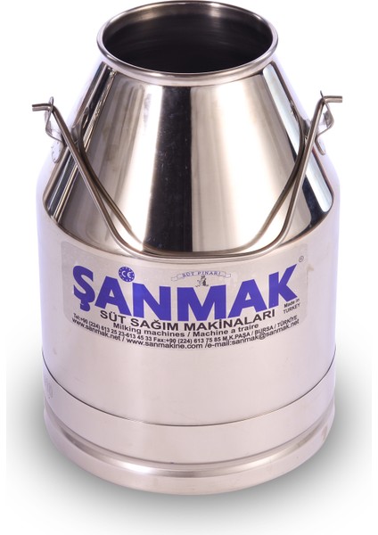 30 Litre Paslanmaz Güğüm