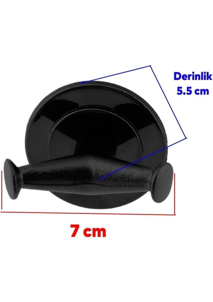 Yapışkanlı Banyo Havluluk Bornoz Askısı Tutacağı Asacağı Asma Aparatı Metal Siyah Askılık Askılığı fiyatları