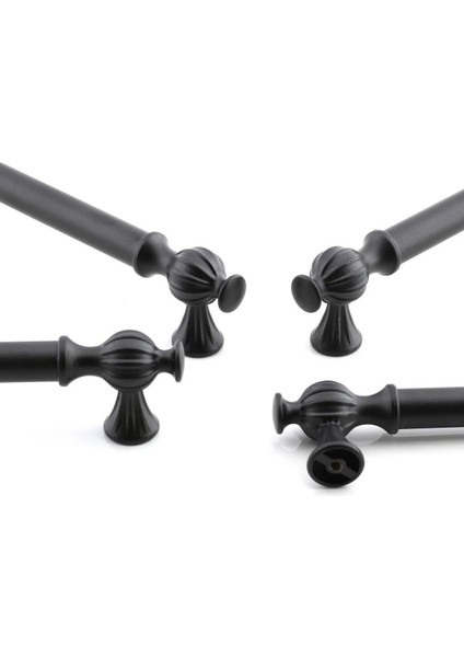 Kesir Mobilya Metal Kulp Mutfak Çekmece Dolap Dolabı Kapak Kulpları Kulbu Kulpu 192 mm Siyah 192 Cm. fırsatları
