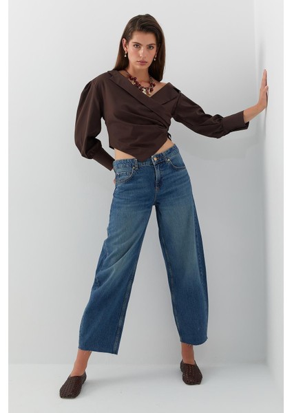 Süper Baggy Fit Jean Mavi fiyatları