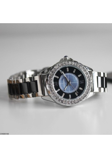 CP000100 Çelik Kordonlu Kadın Kol Saati