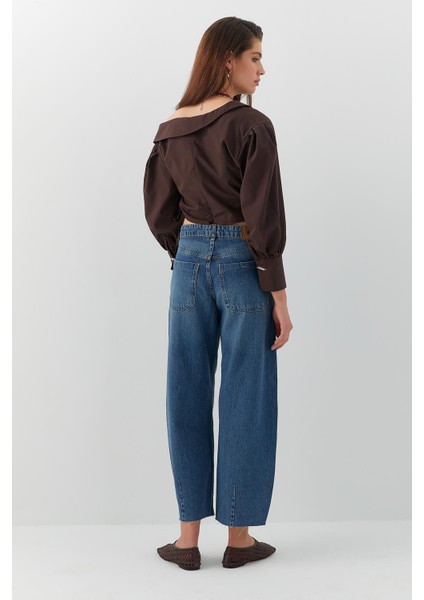 Süper Baggy Fit Jean Mavi fırsatları