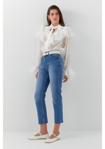 Flaire Jean Pantolon Mavi