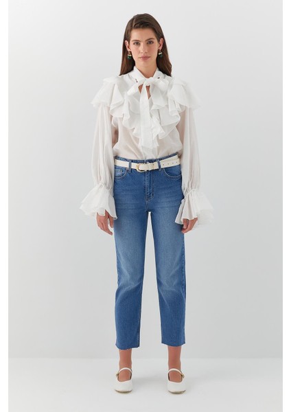 Flaire Jean Pantolon Mavi