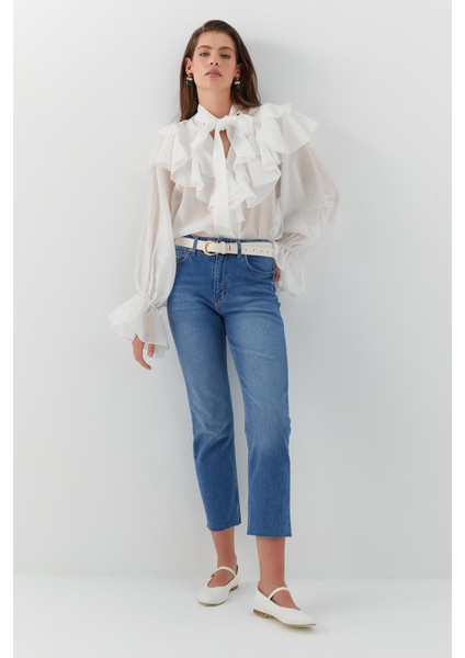 Flaire Jean Pantolon Mavi