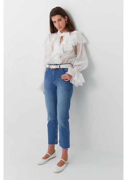 Flaire Jean Pantolon Mavi