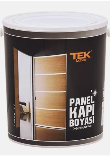 Tek Panel Kapı Boyası Su Bazlı Beyaz 2,5 Litre Kod : 1005