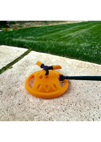 Tablalı Hareketli Su Tabancası Fıskiyesi 3 Kollu Dönerli Bahçe Çim Sulama Aparatı Plastik DY6013 Mft fiyatları