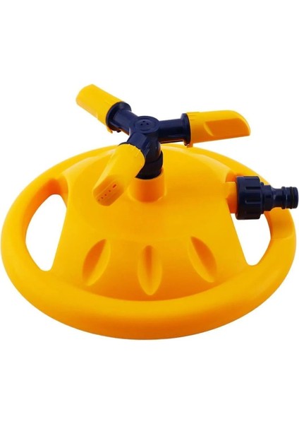 Tablalı Hareketli Su Tabancası Fıskiyesi 3 Kollu Dönerli Bahçe Çim Sulama Aparatı Plastik DY6013 Mft fırsatları