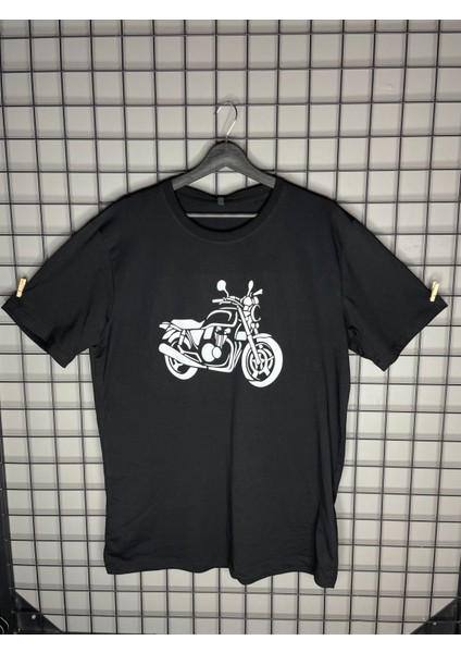 Reflektör Baskı Oversize T-Shirt Oversize