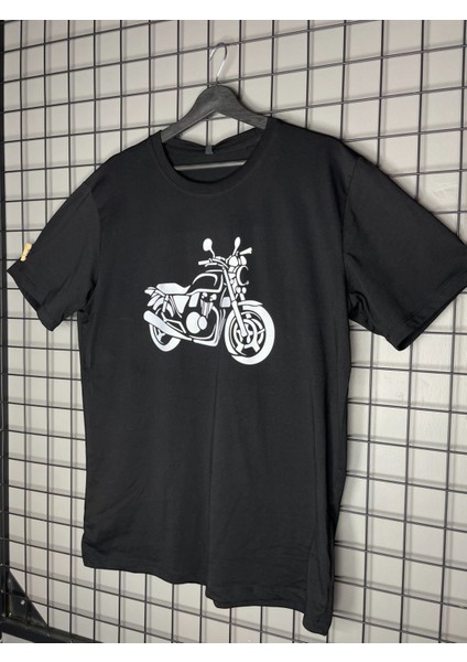 Reflektör Baskı Oversize T-Shirt Oversize