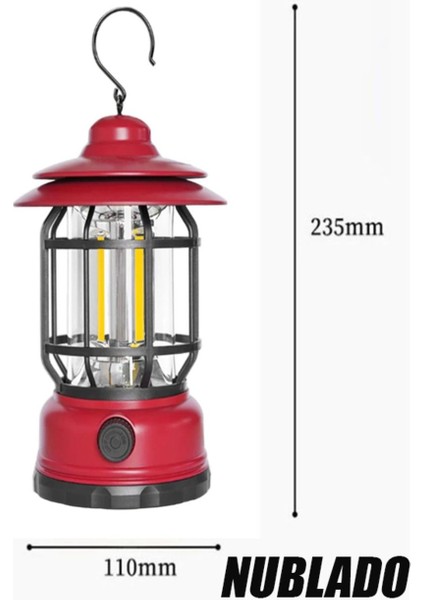 Dekoratif Kamp Lambası Ledli Beyaz El Feneri Işıldak Şarjlı Portatif Gece Lamba Kırmızı fiyatları