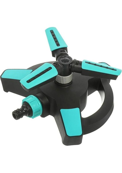 Yarımay Tablalı Hareketli Su Fıskiyesi 3 Başlıklı Dönerli Bahçe Çim Sulama Aparatı Plastik DY6064GMF modelleri