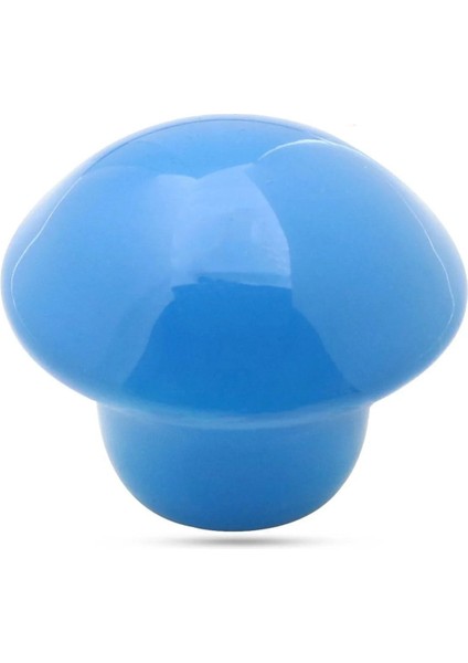 Mobilya Mutfak Çekmece Dolap Dolabı Kapak Kulbu Kulpu Kulpları Mavi Mantar Düğme Metal 10 Adet indirimleri