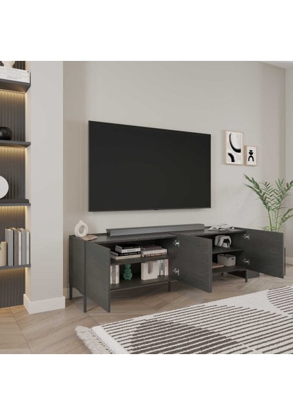 Pool 3 Kapaklı Tv Ünitesi-Godiva-Mermer Desenli 155X57X42 cm (Gxyxd) fiyatları