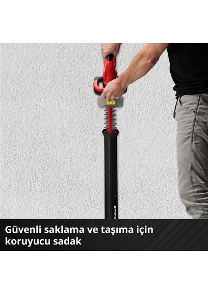 Akülü Çit Budama GC-CH 1846 Li-Solo Power X-Change (18 V, 46 cm kesim uzunluğu, 15 mm diş aralığı, ergonomik tutamak, akü dahil değildir) - 3410642