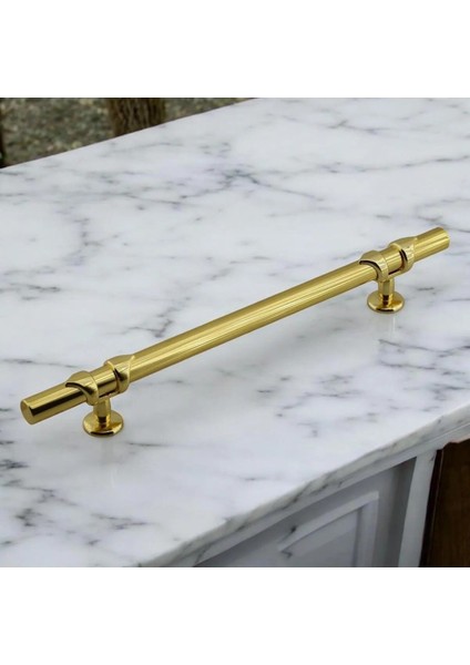 Maça Mobilya Çekmece Mutfak Dolabı Dolap Kulpları Kulbu Kulpu Altın Gold Metal Kulp 96 Mm-9.6 Cm. fırsatları