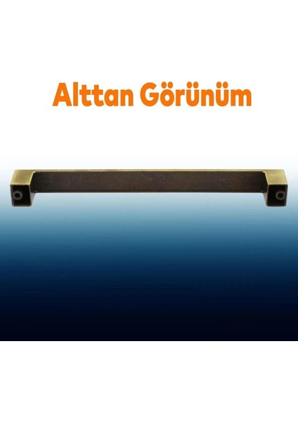 Bihter Mobilya Mutfak Çekmece Dolap Dolabı Kulpu Kulbu Kulpları Metal 160 mm Eskitme Antik Sarı. modelleri
