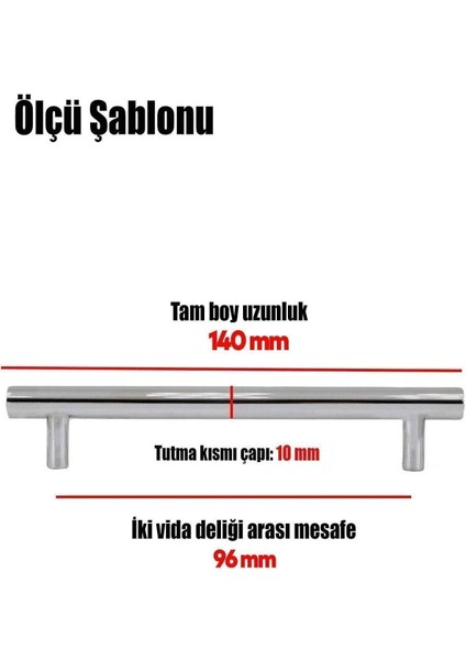 Yonca 96 mm - 9.6 cm Metal Parlak Krom Mobilya Mutfak Dolap Çekmece Dolabı Kulpu Kulbu Kulpları. fiyatları