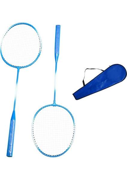 Çantalı Badminton Seti 2 Raket 1 Top Badminton Raketi