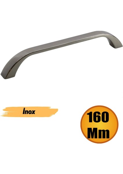 Neslin (160 mm - 16 Cm) Inox Metal Mobilya Mutfak Çekmece Dolap Dolabı Kapak Kulbu Kulpu Kulpları.