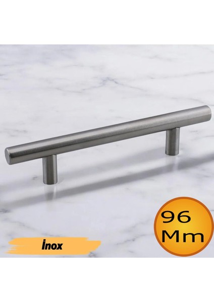 Mia Motan (96 mm - 9.6 Cm) Inox Metal Mobilya Mutfak Çekmece Dolap Dolabı Kulbu Kulpu Kulpları.