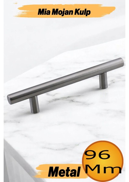 Mia Motan (96 mm - 9.6 Cm) Inox Metal Mobilya Mutfak Çekmece Dolap Dolabı Kulbu Kulpu Kulpları. fiyatları