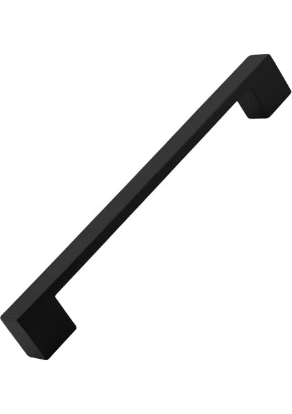 As Köprü (160 mm - 16 Cm) Mat Siyah Metal Mobilya Mutfak Çekmece Dolap Dolabı Kulbu Kulpu Kulpları.
