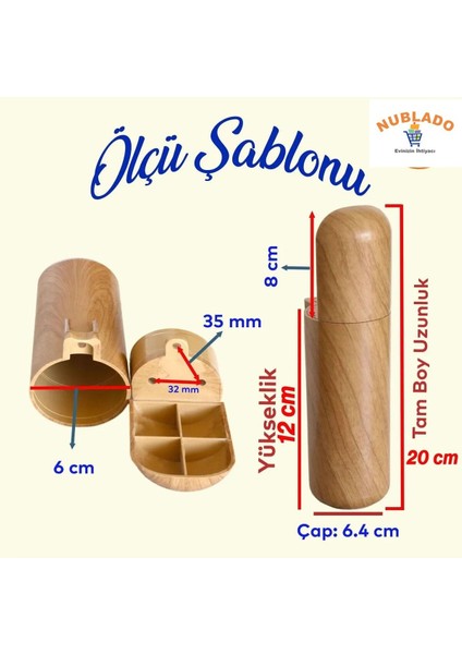 Nowis Bohem Mobilya Kanepe Tv Ünitesi Koltuk Ayağı Baza Ayakları Ahşap Ceviz Desenli 12 cm 8 Adet.