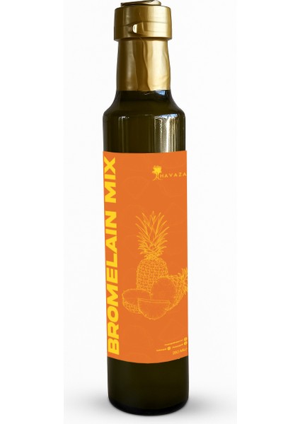 Bromelain Mix Plus Ananas İçeren Detox (Bitkisel, Vegan, Katkısız)