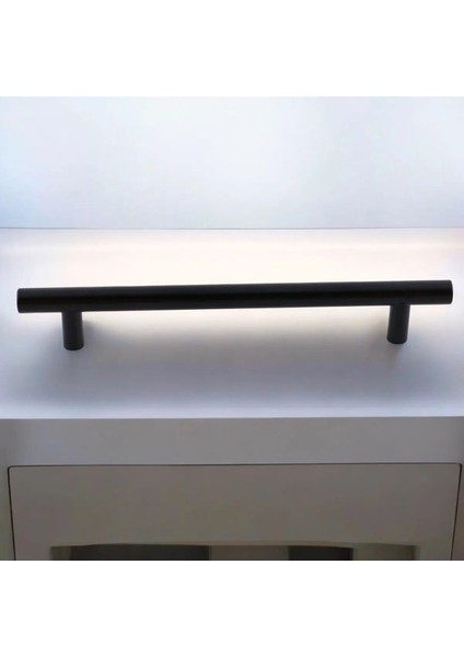 Morft Mobilya Mutfak Dolap Dolabı Çekmece Kulpu Kulbu -Mat Siyah Metal (128 Mm-12.8 Cm) Kulpları. fırsatları