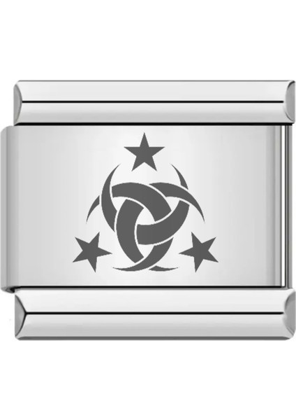 Türk Ek Uzatma Italyan Charm Çelik Bileklik Charmı SCB31