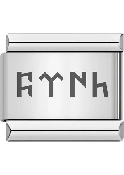 Türk Ek Uzatma Italyan Charm Çelik Bileklik Charmı SCB31